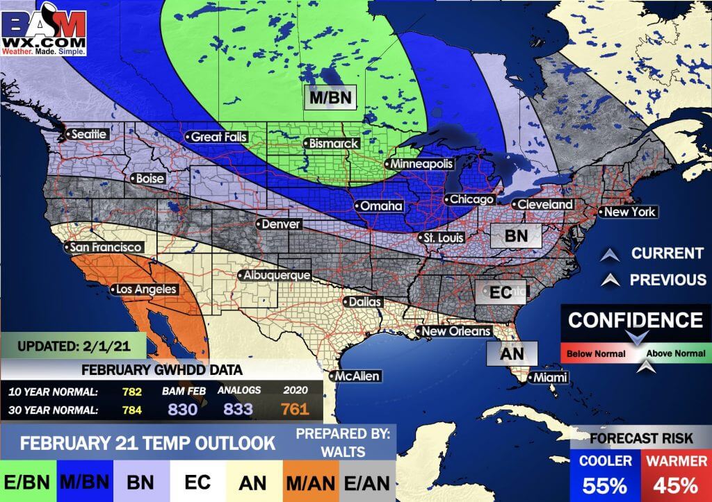 February 2, 2021. Beau's subscriber's weather blog update ...